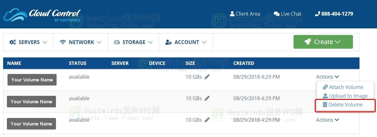 hostwinds后台控制版
