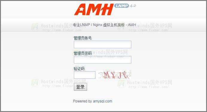 Hostwinds VPS使用AMH建站