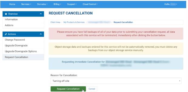 Hostwinds取消待付款订单
