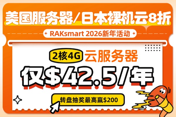 RAKsmart国外VPS活动